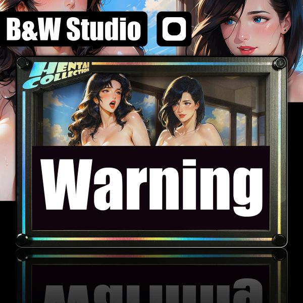 【R18-海外代購】黑白畫映 B&W Ben's Delusion Ben的妄想世界系列桌面裝飾卡磚第三十三彈 來生淚×野上冴子 