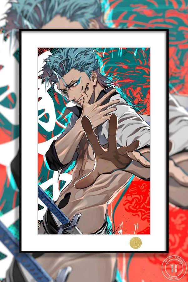 【海外代購】H2工作室 《葛力姆喬》死神千年血戰十刃裝飾畫 