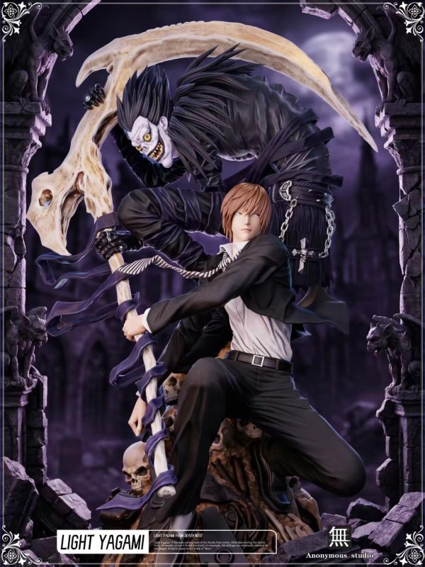 【預定】無名 Anonymous 死亡筆記共鳴系列 夜神月硫克LIGHT YAGAMI雙頭雕 