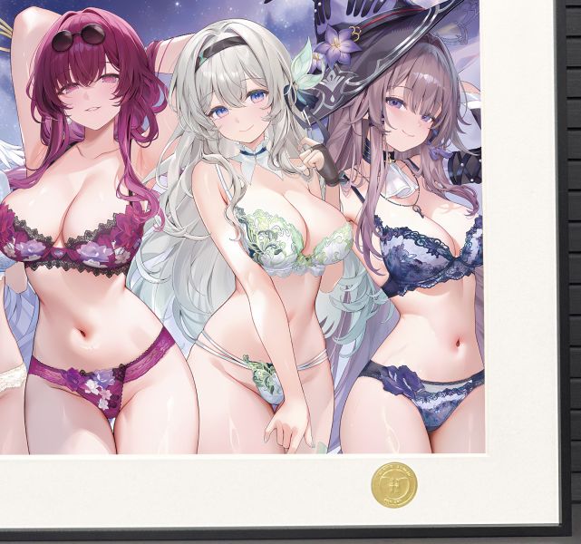【海外代購】H2 《內衣女團》崩壞星穹鐵道卡芙卡知更鳥流螢飛宵黑塔裝飾畫 