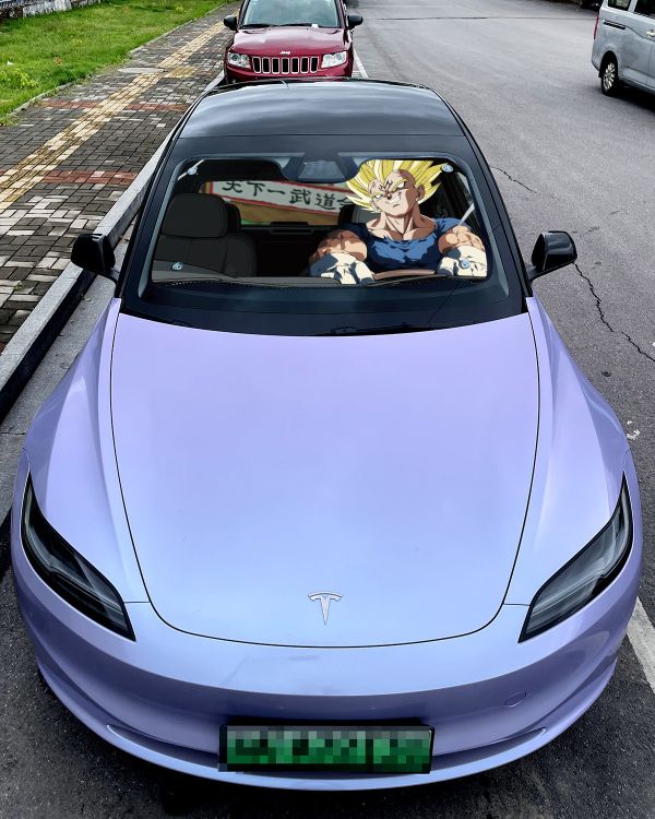 【海外代購】千鳥社 《汽車前擋遮陽－魔人貝吉塔、黑悟空》 夏季汽車遮陽防曬前擋開車二次元龍珠魔人貝吉塔黑悟空超級賽亞人 