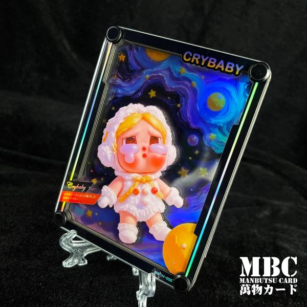 【海外代購】黑白畫映 B&W MBC Manbutsu Card 哭娃 Crybaby 桌面立體裝飾卡磚 