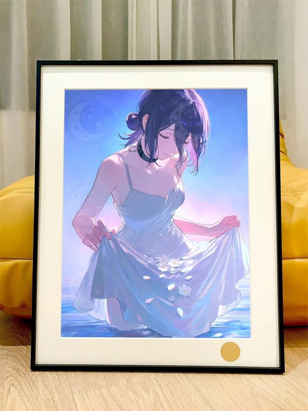 【海外代購】星空 《謝幕蕾塞》電鋸人Reze裝飾畫 