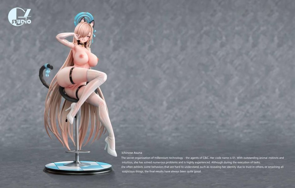 【R18-預定】GZ 膠衣明日奈 蔚藍檔案 