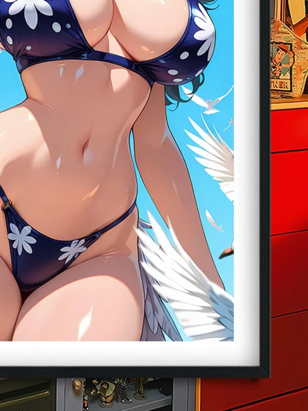 【海外代購】巴洛克 《泳裝羅賓》Robin惡魔之子海賊王裝飾畫冰箱貼 