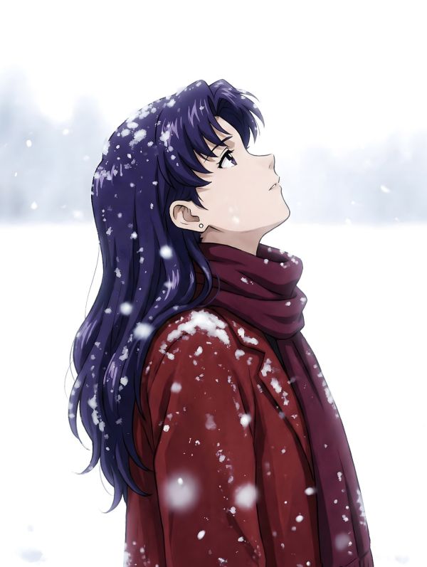 【海外代購】H2 《冬日葛城美里》EVA新世紀福音戰士明日香綾波麗初號機裝飾畫 