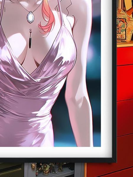 【海外代購】巴洛克 《禮服露西》露西賽博龐克邊緣行者Lucy大衛動漫裝飾畫冰箱貼 
