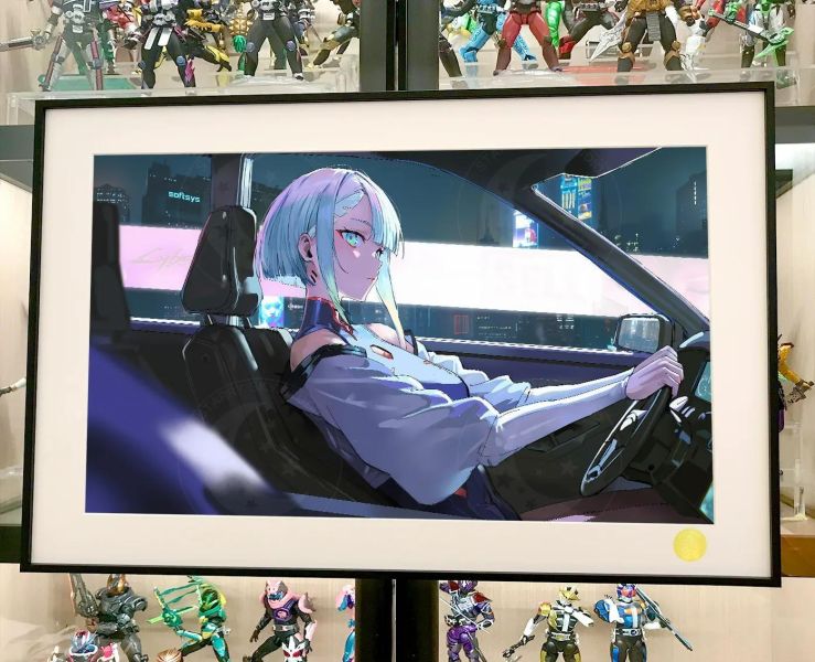 【海外代購】星空 《車手露西》賽博朋克邊緣行者裝飾畫 