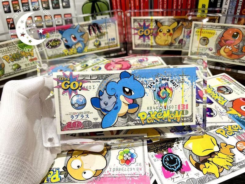 【海外代購】星空 寶可夢美金版畫盲盒系列 神奇寶貝 寵物小精靈 