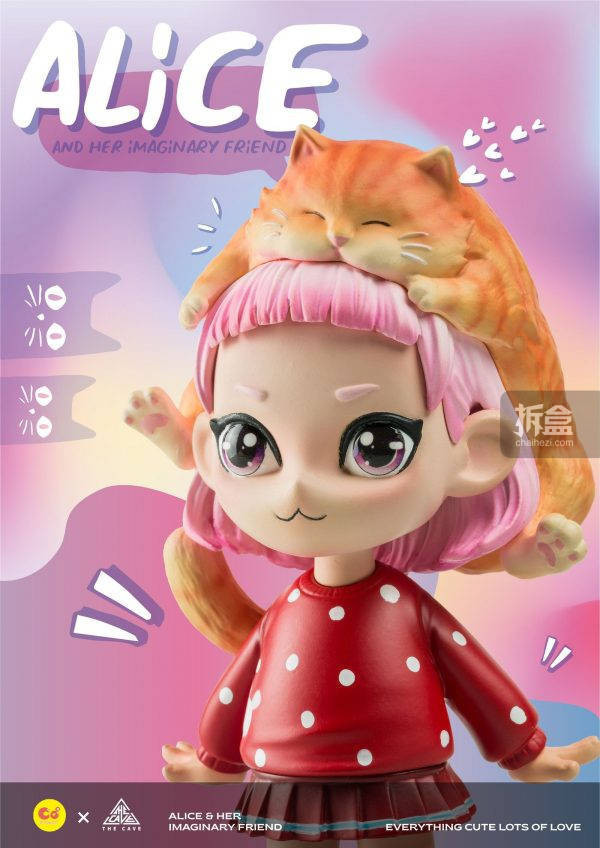 【海外代購】The Cave 愛麗絲與幻想生物 罐頭貓 起司鼠 