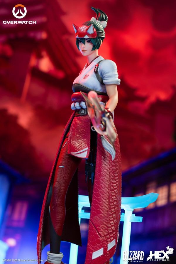 【預定】HEX 暴雪遊戲 Blizzard 1/6 霧子（Kiriko）收藏雕像－HEXOW03 鬥陣特攻（Overwatch） 