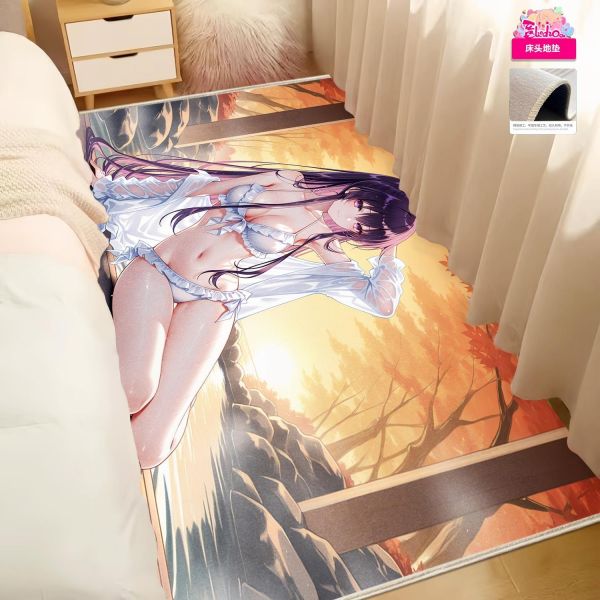 【海外代購】阿喵畫社 夜刀神十香比基尼靈裝雙聯合集 8k主題高清裝飾畫雙聯 午睡毛毯 牆面掛毯 床頭地墊 護腕滑鼠墊 冰箱貼 