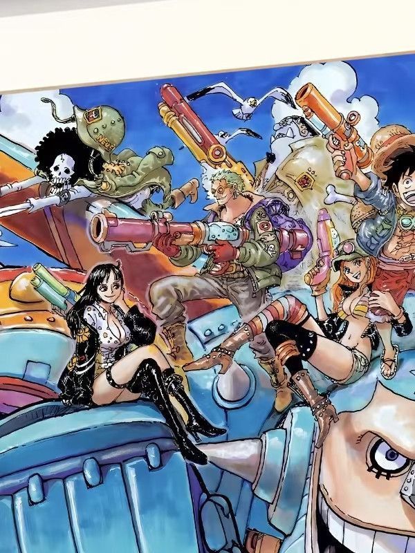 【海外代購】星空 《super弗蘭奇》海賊王尾田榮一郎onepiece裝飾畫 