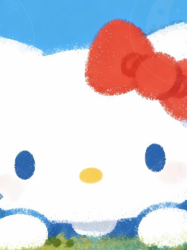 【海外代購】星空 《kitty與小夥伴》Hello Kitty凱蒂貓堤提貓吉蒂貓三麗鷗動漫裝飾畫 