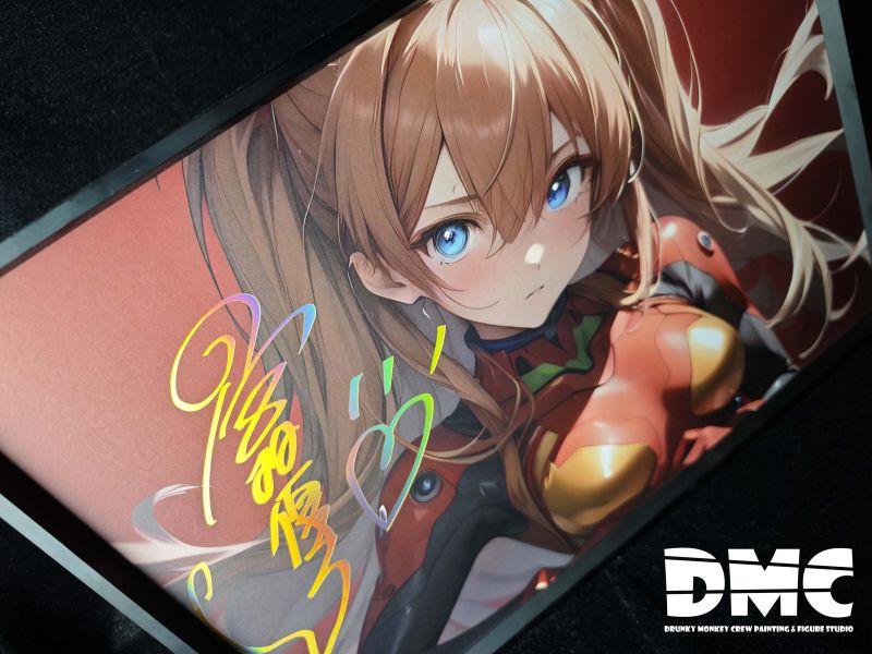 【海外代購】泥棒貓 DMP-010 明日香 EVA聲優簽名復刻裝飾畫 