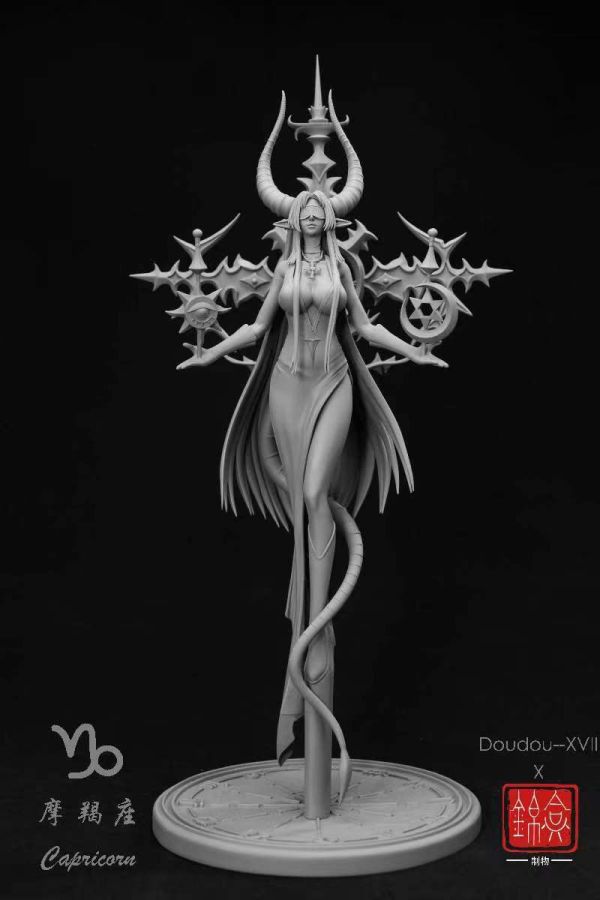 【預定】錦盒製物 Doudou—XVII 十二星座系列 雕像第一款 摩羯座 
