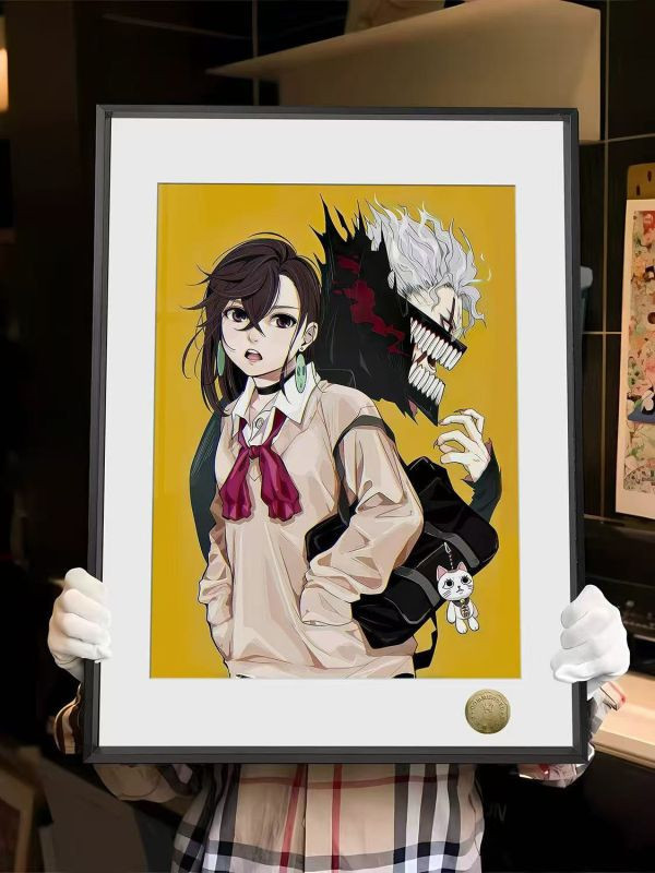 【海外代購】皇呱 《膽大黨雙人照》膽大黨當噠當綾瀨桃高倉健裝飾畫 