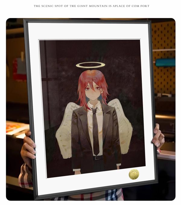 【海外代購】皇呱 《天使惡魔》電鋸人安吉爾裝飾畫 午睡毯 地毯 