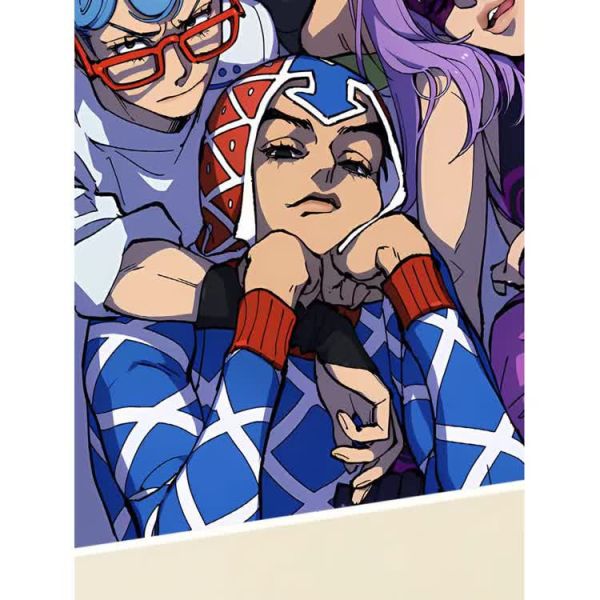 【預定】星空 jojo黃金之風布加拉提茸茸米斯達納蘭迦裝飾畫 