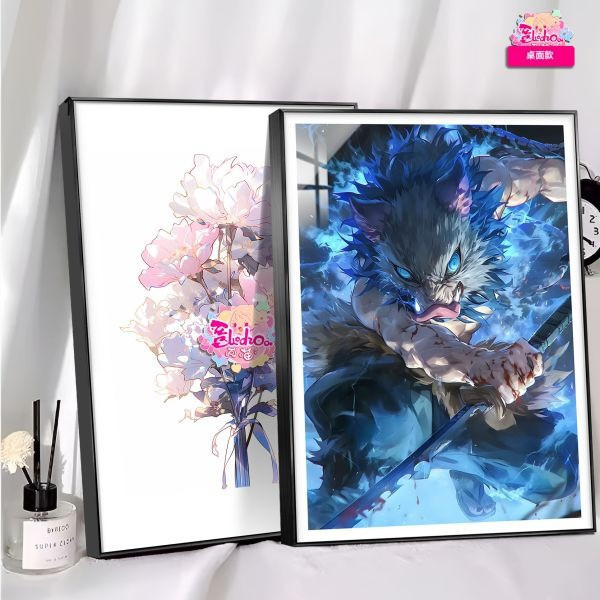 【海外現貨】阿喵畫社 嘴平伊之助 鬼滅之刃12k超清裝飾畫 