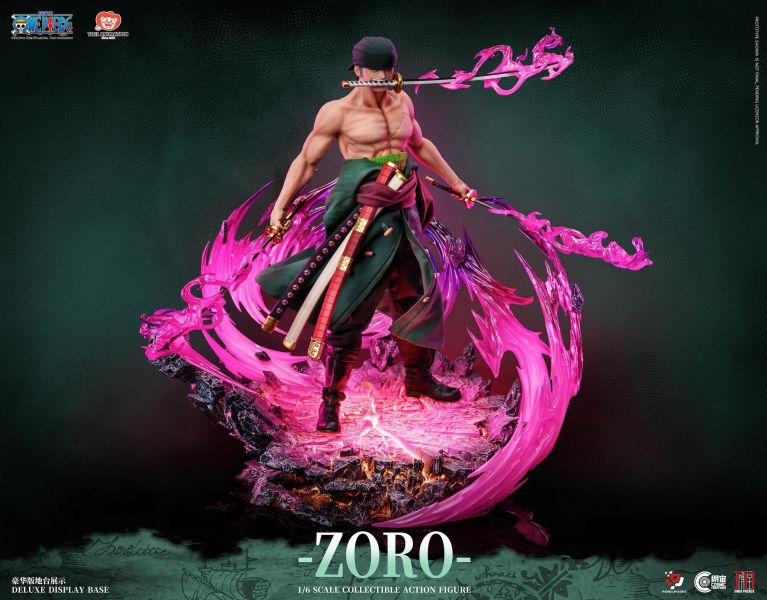 【預定】朗宙 集美殿堂 《航海王》 羅羅諾亞·佐羅 1/6 鉑金矽膠可動人偶 