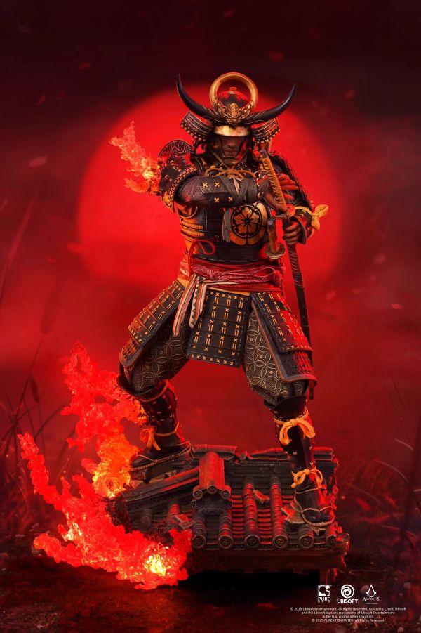 【海外代購】PureArts ASSASSIN'S CREED SHADOWS ANIMUS YASUKE 1/8 SCALE STATUE《刺客教條：影》彌助&奈緒江 1/8 PVC發光 