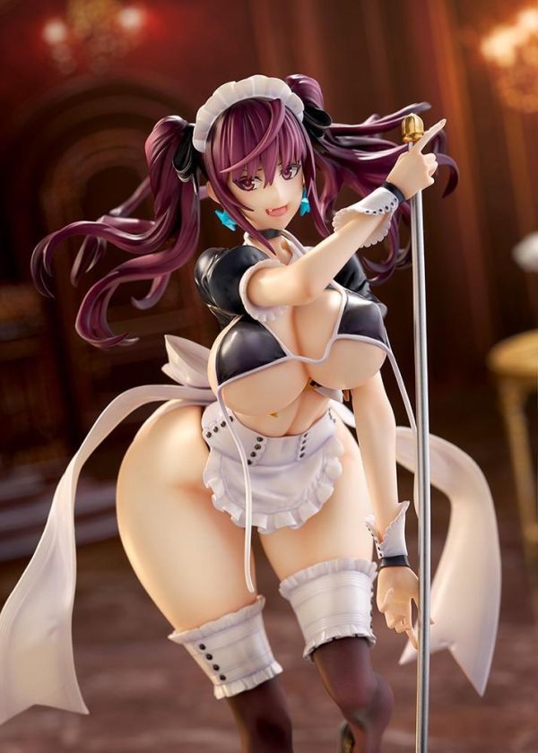【R18PVC-預定】QuesQ RAITA 絕對純白魔法少女 倉本艾莉卡 女僕泳裝風格 