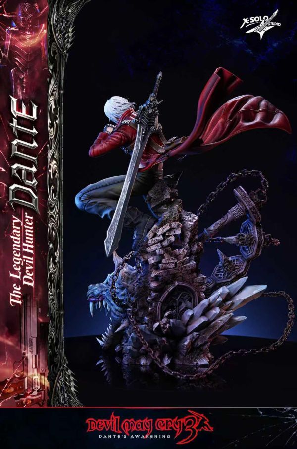 【預定】X-SOLO 鬼泣3但丁雕像 