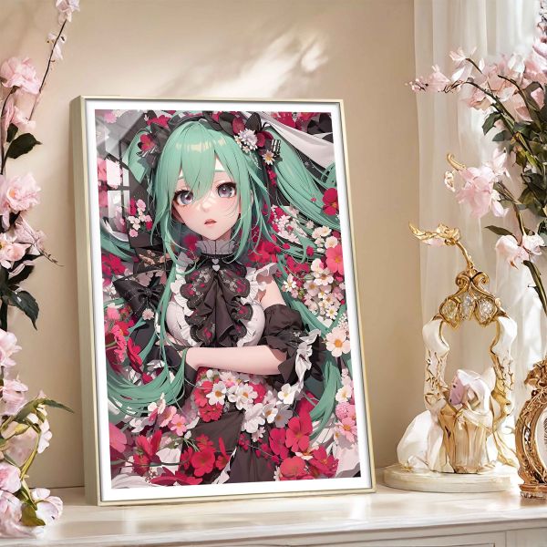 【海外代購】阿喵畫社 碎花 初音 