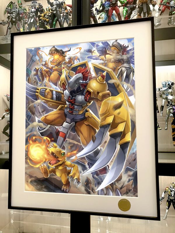 【海外代購】星空 《暴龍獸進化組》戰鬥暴龍獸數碼寶貝亞古獸太一Digimon動漫裝飾畫 