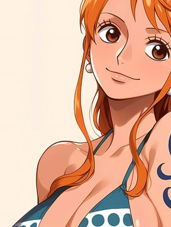 【海外代購】巴洛克《微笑娜美》海賊王裝飾畫冰箱貼 