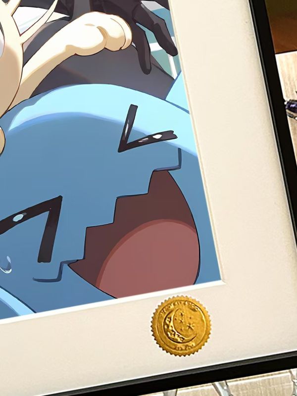 【海外代購】星空 《火箭隊》寶可夢神奇寶貝喵喵果然翁 裝飾畫 