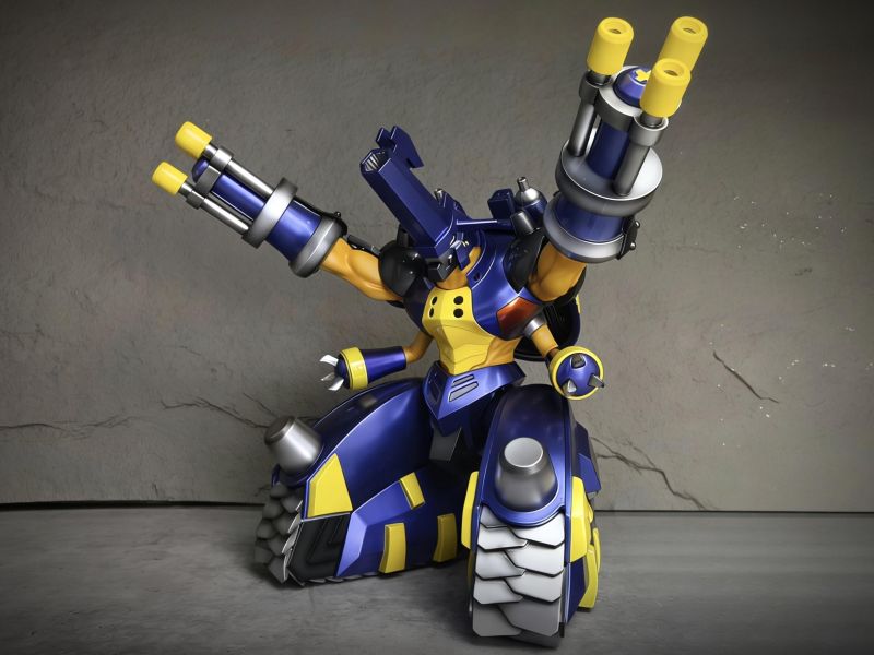 【預定】殭屍車 數碼寶貝04 無限地帶 獸型 雷之鬥士 雷光獸 