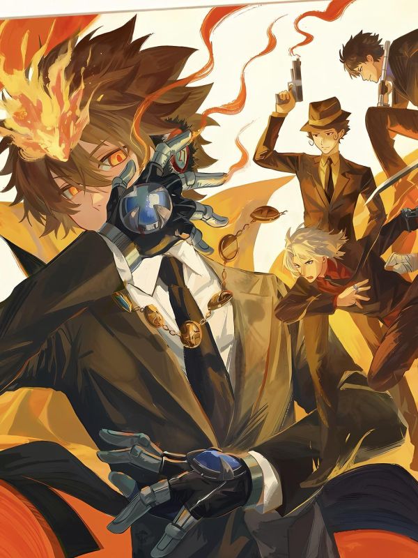 【海外代購】星空 《彭格列》家庭教師20週年澤田綱吉六道骸阿綱HITMAN REBORN!裡包恩裝飾畫 