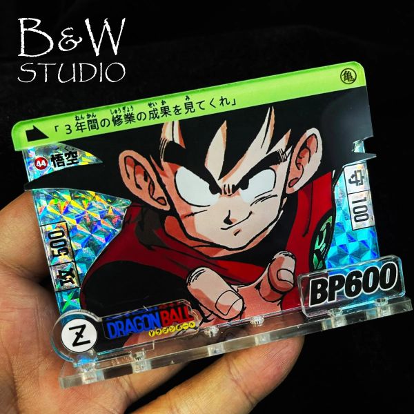 【海外代購】黑白畫映 B&W Studio 亞克力鐳射立牌 龍珠本彈43/44/45號卡 悟空 比克 DCS-043/DCS-044/DCS-045 