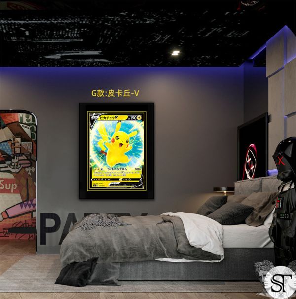 【海外代購】浪人 精靈寶可夢 G款 皮卡丘 V 裝飾畫 