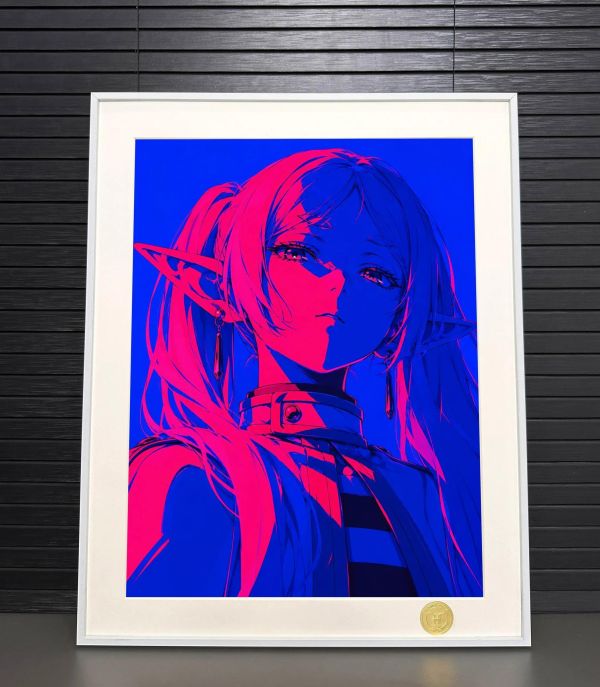 【海外代購】H2工作室 《賽博芙莉蓮》葬送的芙莉蓮裝飾畫 