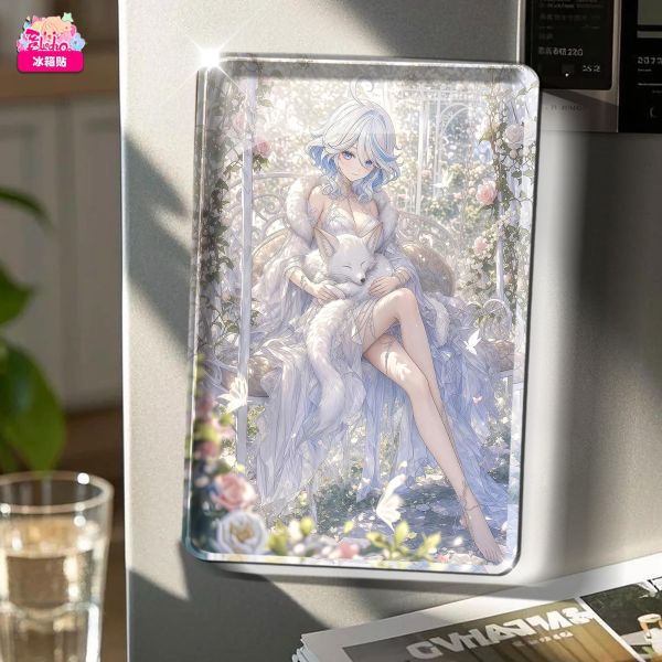 【海外代購】阿喵畫社 玫瑰後花園 芙寧娜 新品12K主題超清裝飾畫 床頭地墊 冰箱貼 