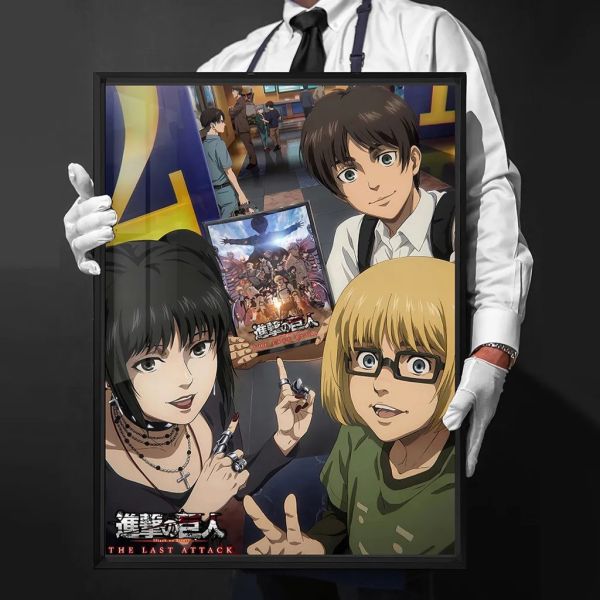 【海外代購】千鳥社《美高三人組》進擊的巨人完結美高番外午睡毯地毯裝飾畫 