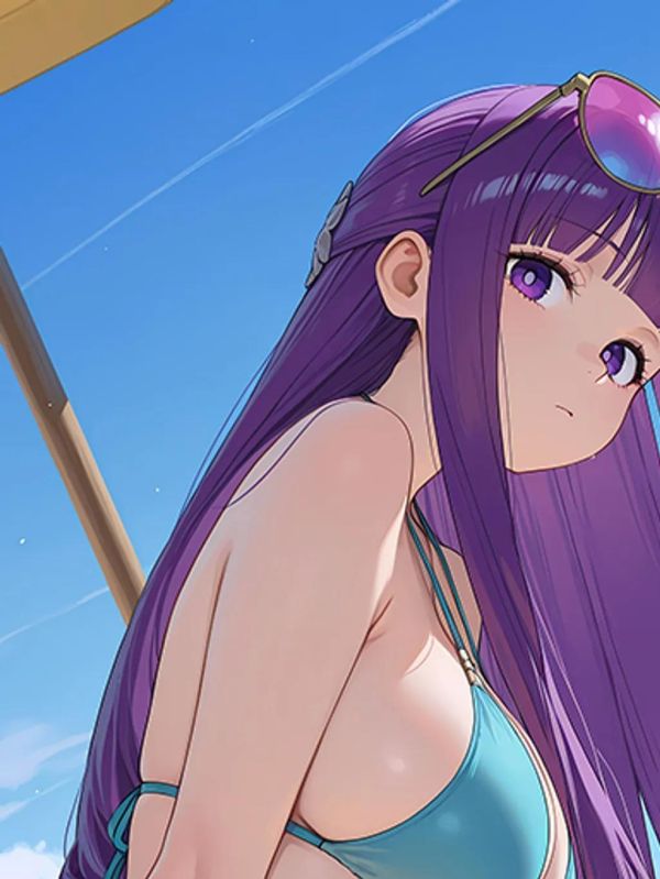 【海外代購】巴洛克 《沙灘菲倫》葬送的芙莉蓮裝飾畫冰箱貼 