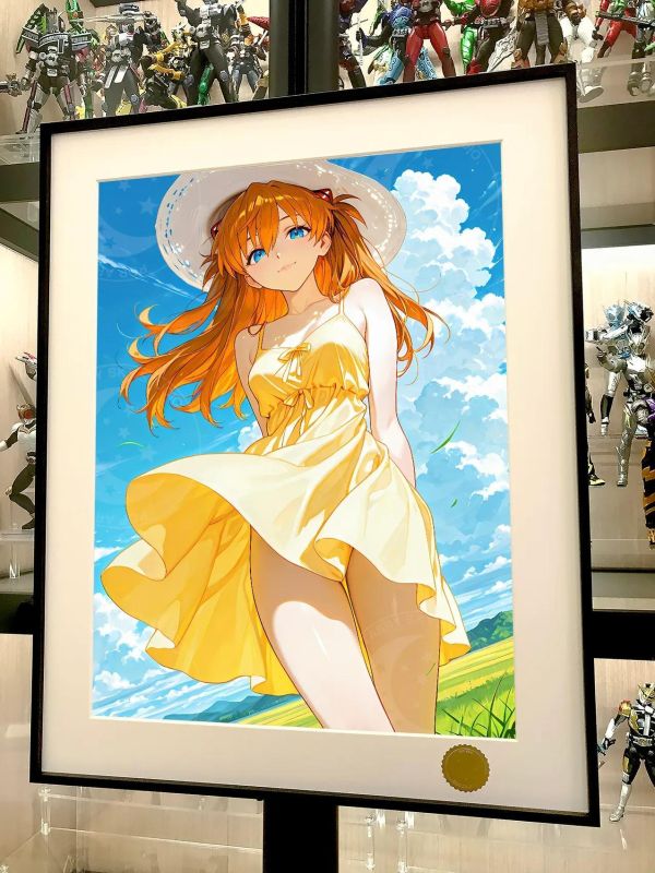 【海外代購】星空《田園明日香》EVA天鷹戰士裝飾畫 