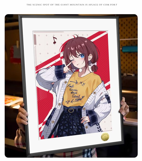 【海外代購】皇呱 《主唱井芹仁菜》少女樂團的吶喊樂團無刺有刺的主唱井芹仁菜週邊裝飾畫 午睡毯  地毯 