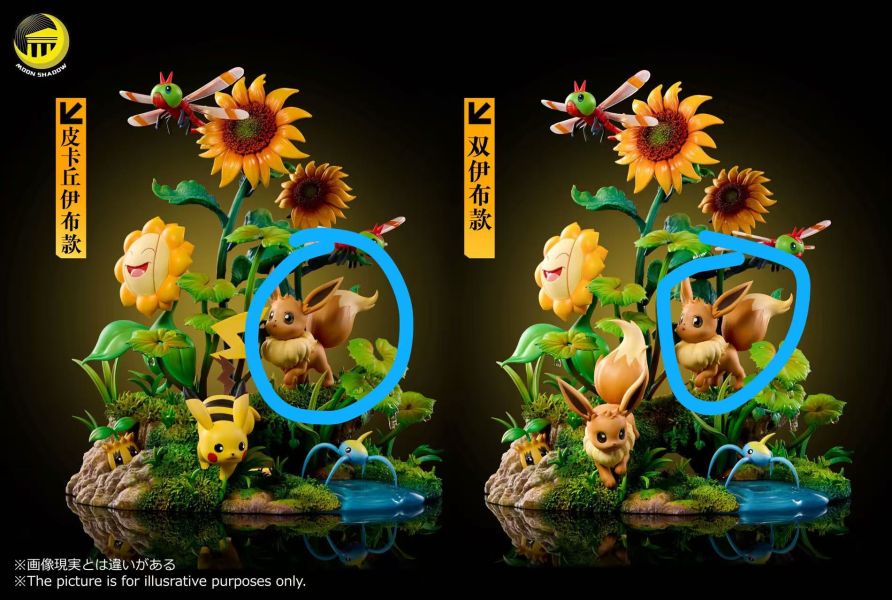 【預定】月影殿 自然系列伊布第五彈 伊布皮卡丘 