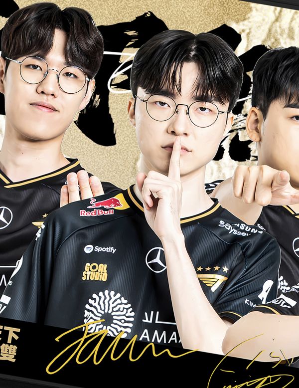 【海外代購】千鳥社 《T1 第六冠 橫版》2025英雄聯盟全球總決賽冠軍T1戰隊滑鼠墊裝飾畫 