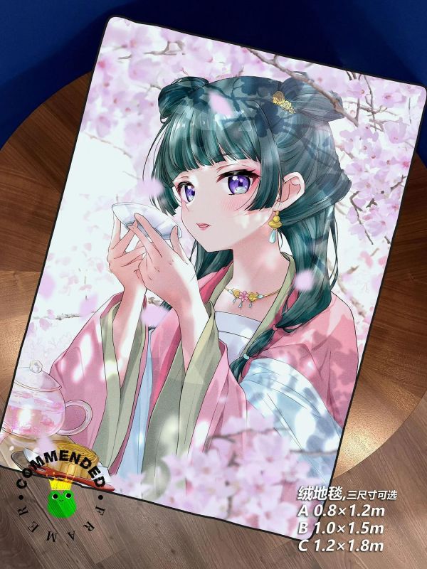 【海外代購】皇呱 《藥屋少女貓貓》藥屋少女的呢喃裝飾畫 午睡毯  地毯 
