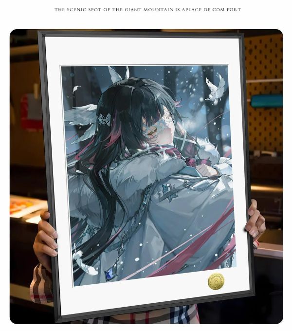 【海外代購】皇呱《少女哥倫比婭》原神愚人衆十一執行官第三席裝飾畫 午睡毯  地毯 