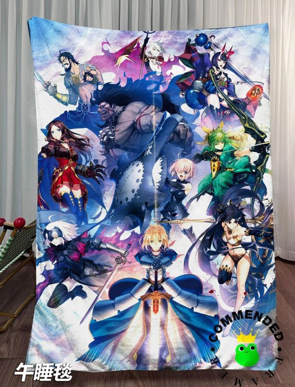 【海外代購】皇呱 《fate命運之夜》裝飾畫 午睡毯 地毯 