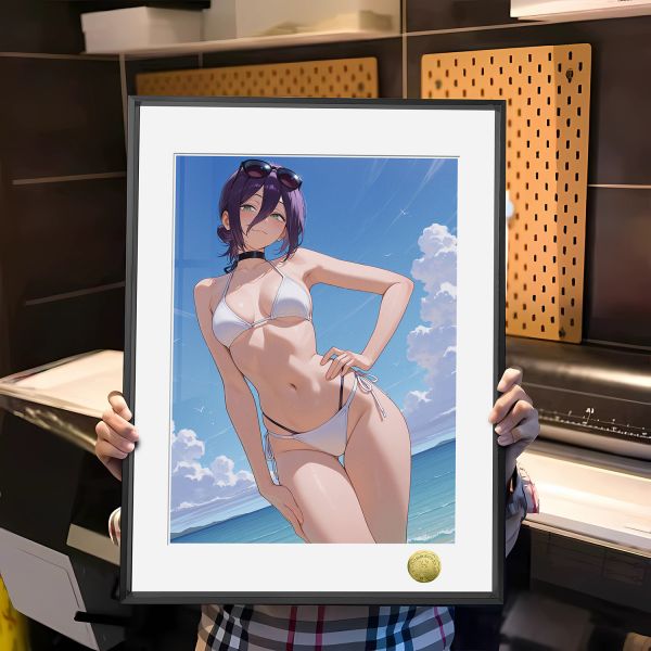 【海外代購】皇呱 《比基尼蕾塞》 電鋸人蕾塞篇Reze比基尼蕾塞週邊裝飾畫 午睡毯 地毯