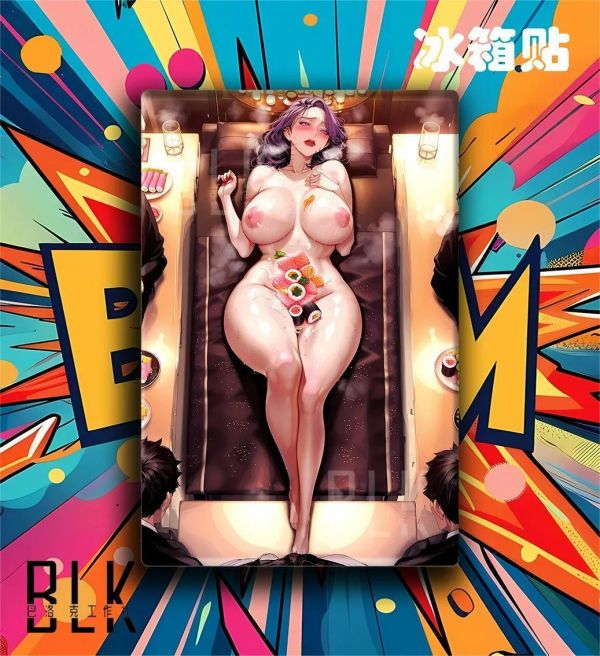 【海外代購】巴洛克 《日料金美庭》美麗新世界裝飾畫冰箱貼 