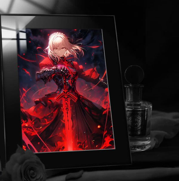 【海外代購】阿喵畫社 紅蓮 吾王 saber 